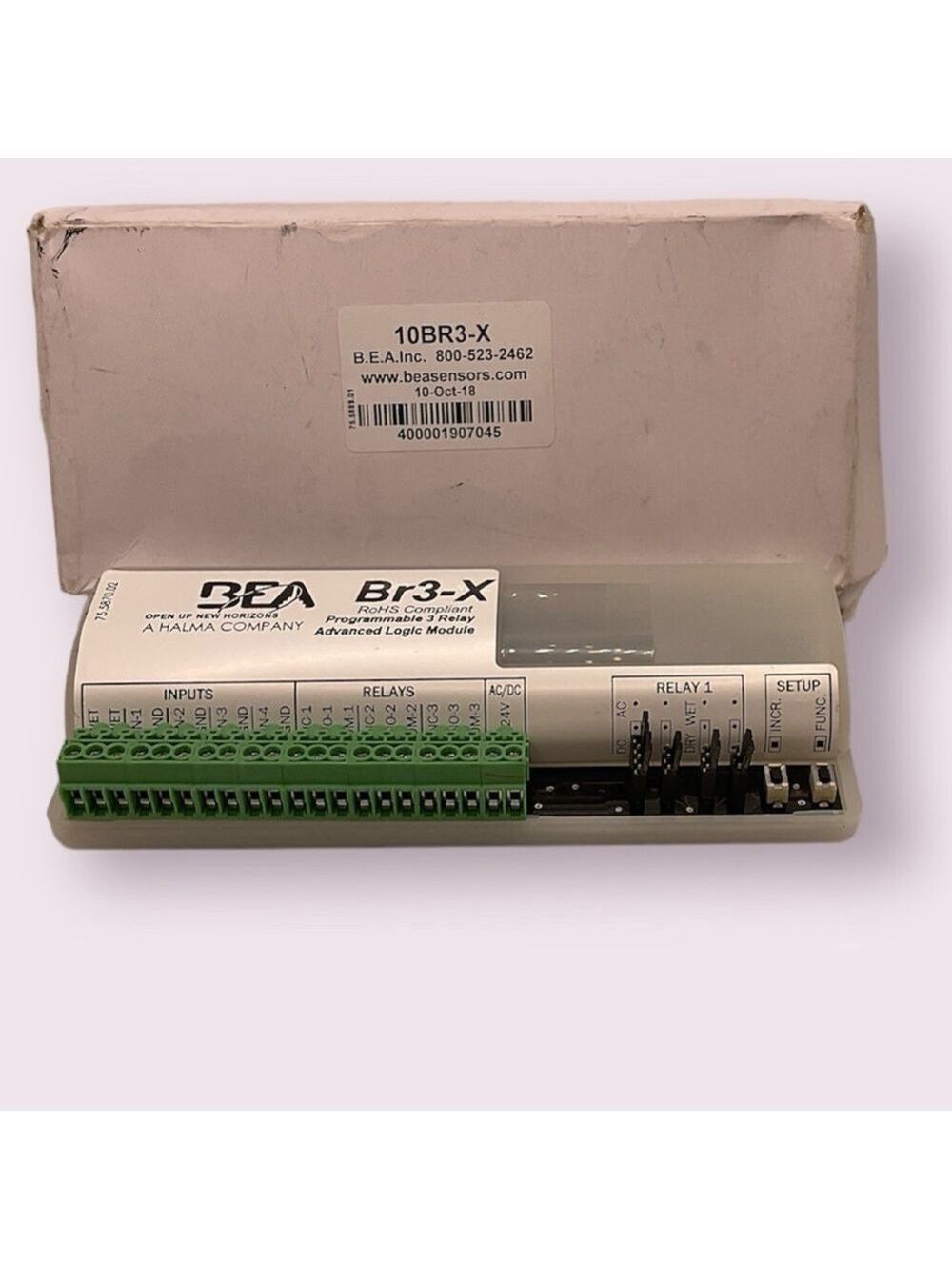BEA BR3-X Programmable 3 Relay Advanced Logic Module